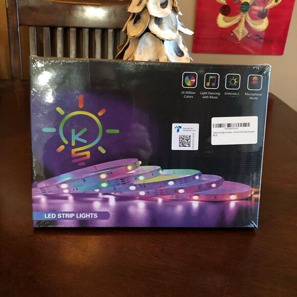 KEEP SMILE - NWT Sealed Box 100' Strip Lights/2 Rolls of 50' Each/Bluetooth - Picture 1 of 12